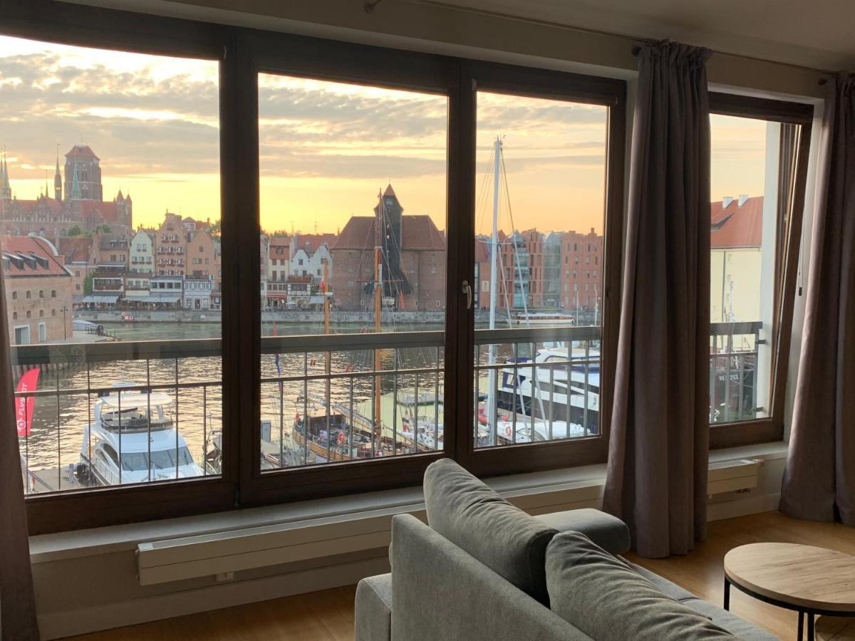 Apartamenty Centrum Nad Motlawa Z Widokiem Na Patio Z Balkonem Gdańsk Kültér fotó