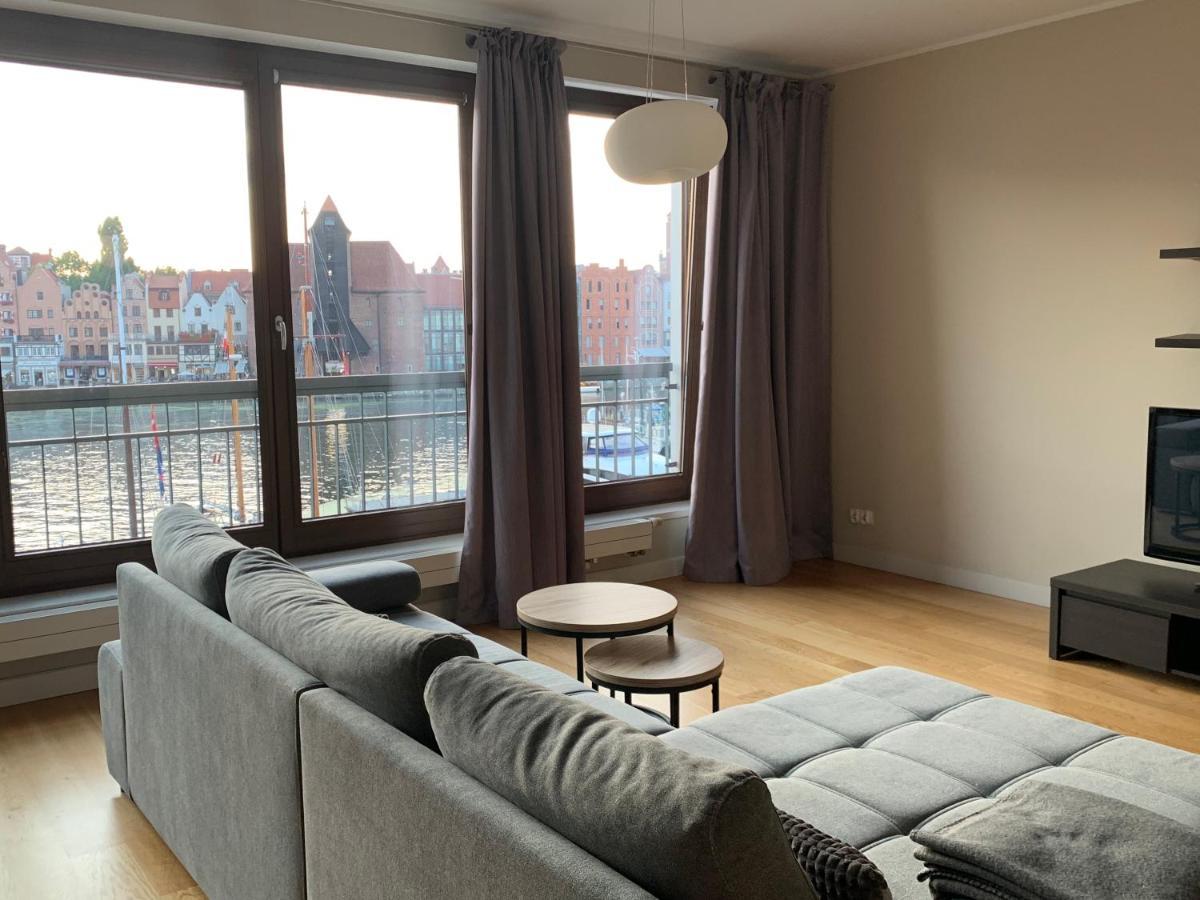 Apartamenty Centrum Nad Motlawa Z Widokiem Na Patio Z Balkonem Gdańsk Kültér fotó